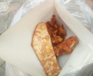 Deep fried plantain, corn and yam.jpg