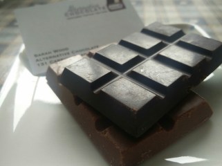 Dark and milk chocolate