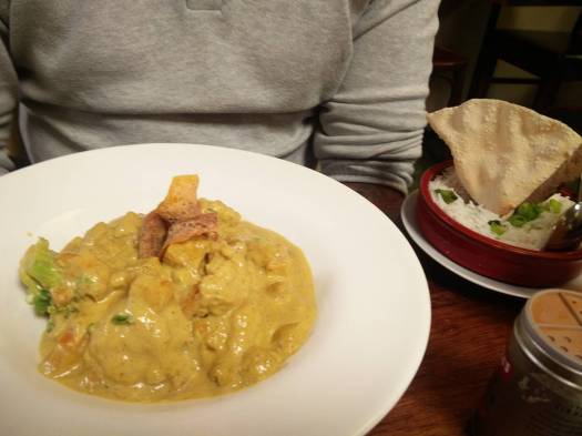 Thai Yellow Curry, Momo Restaurant, Waterford