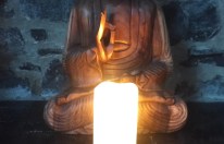 Buddha in treatment room