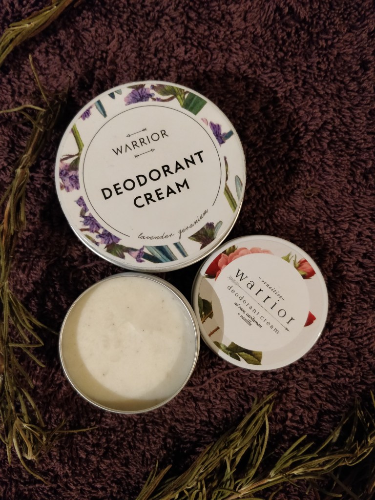 This image has an empty alt attribute; its file name is warrior-deodorant.jpg